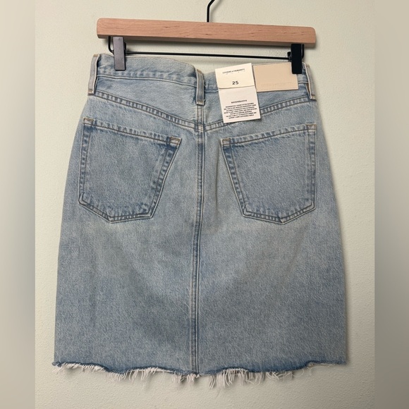 NWT Citizens of Humanity Carolina Denim Knee-Length Skirt in Array Size 25 - Picture 7 of 14